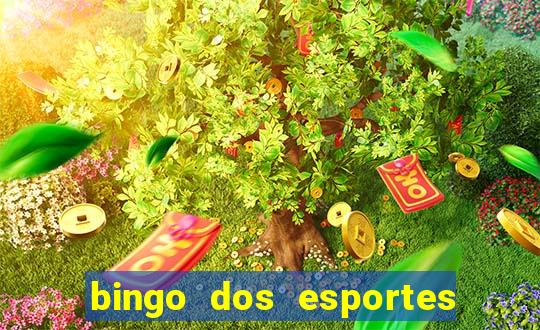 bingo dos esportes para imprimir